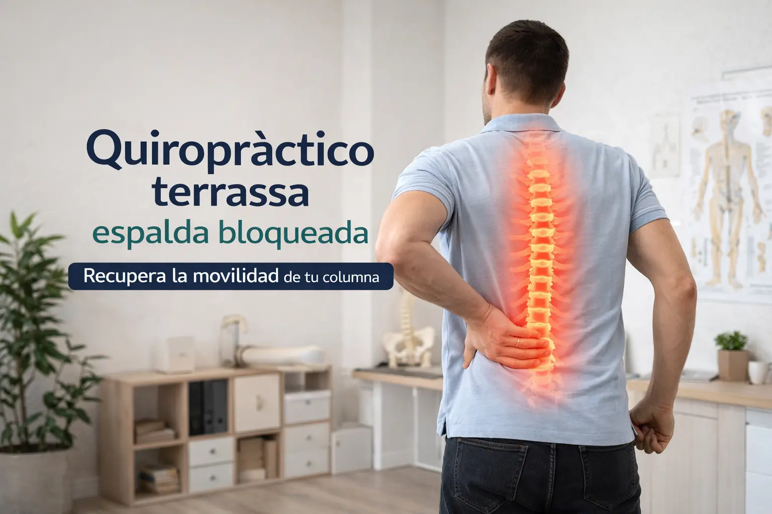 Quiropràctico terrassa espalda bloqueada