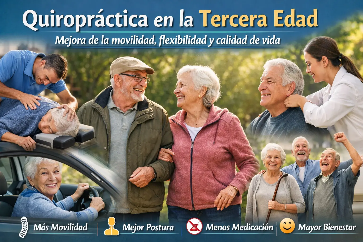 Quiropráctica para la tercera edad