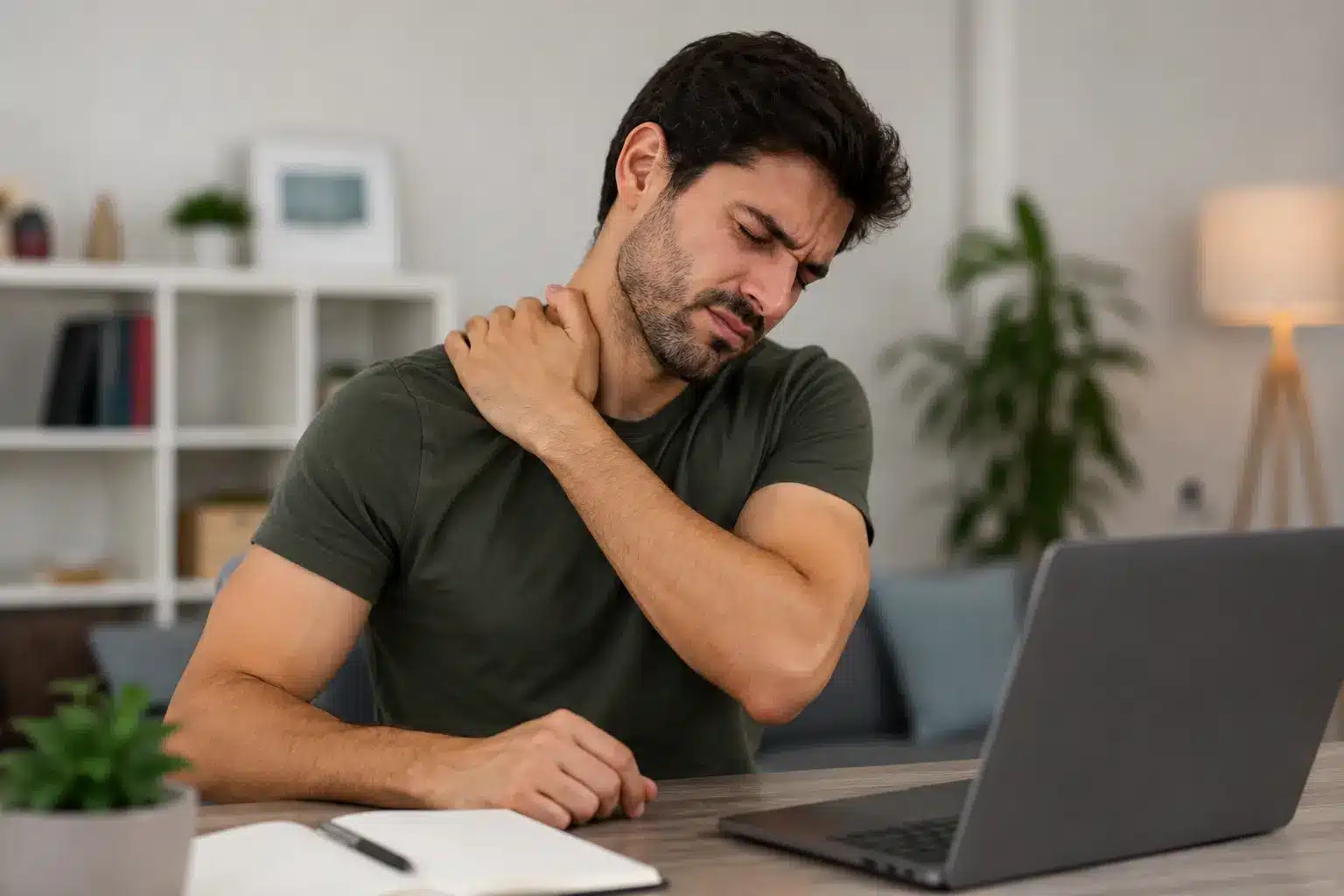 dolor cervical que baja hacia los hombros